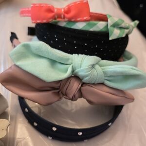 Kids Bow Headband Set - Multicolor 6 Pieces Like New